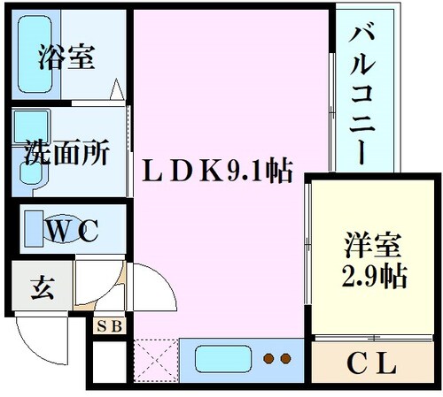 GRANDTIC 安芸長束の物件間取画像